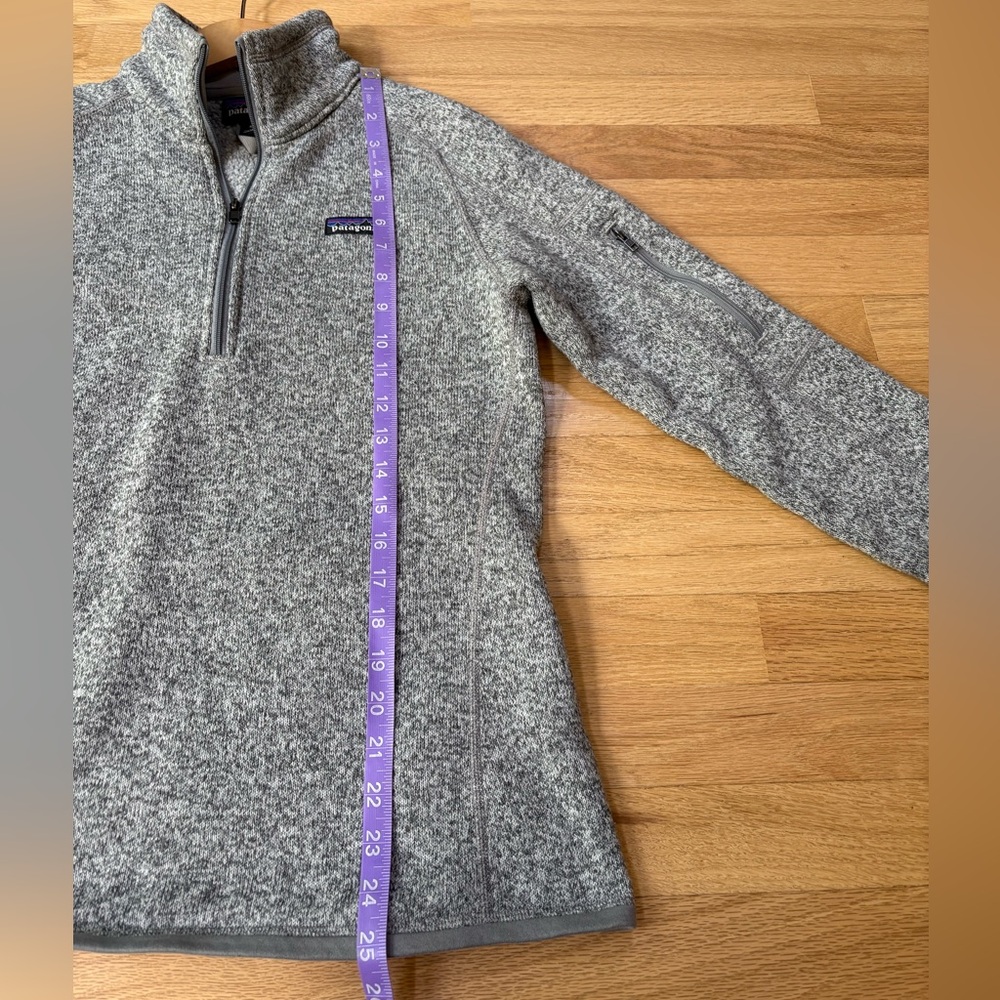 Patagonia Gray Better Sweater 1/4-Zip Fleece Size Medium in Excellent Condition - Picture 14 of 15